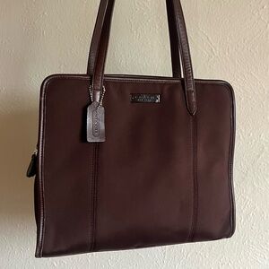 SOLD Vintage Coach Neo Tote in Mahogany